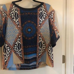 Club Monaco multi colored blouse